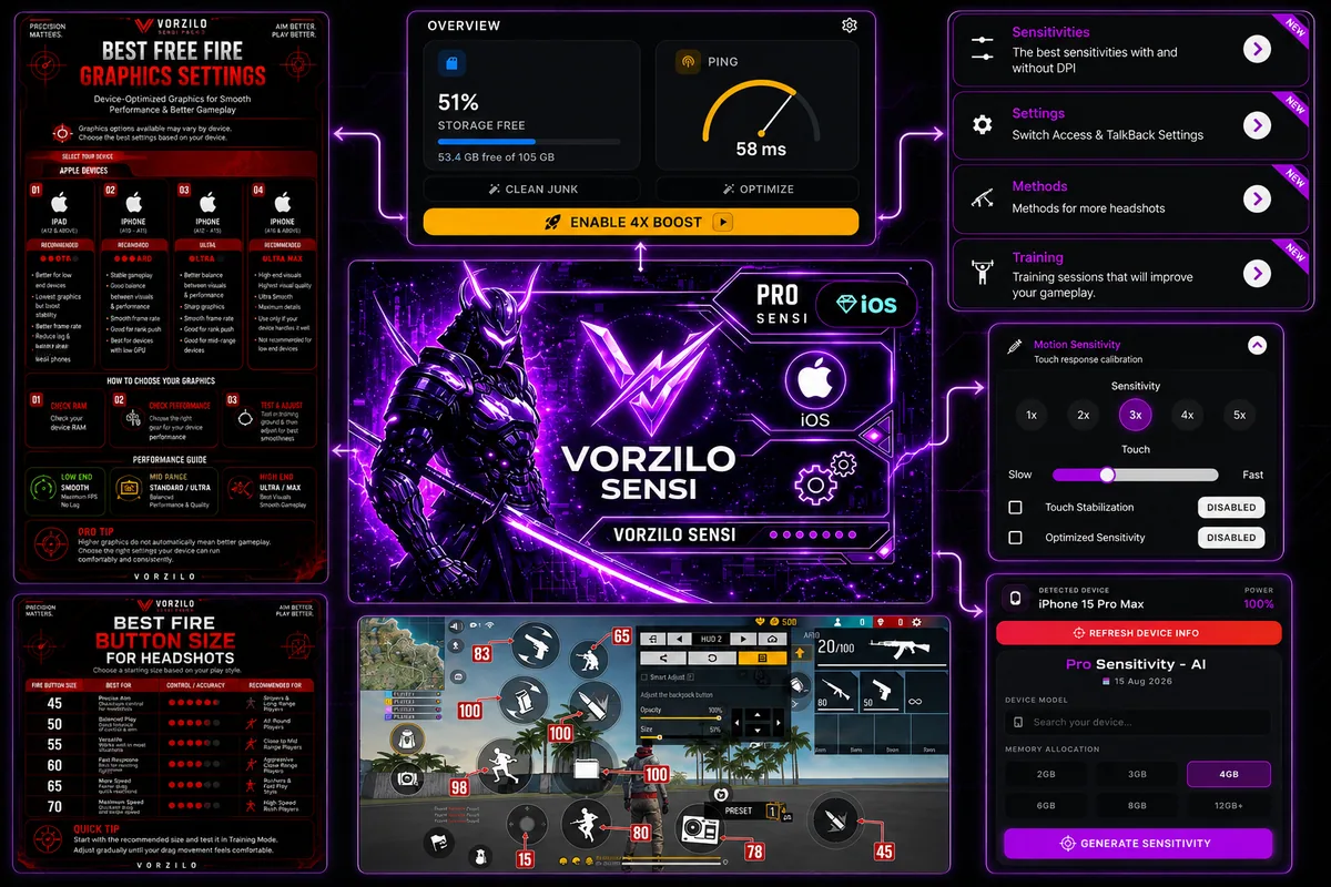 Vorzilo iOS Premium Sensi Pack — what's inside the pack