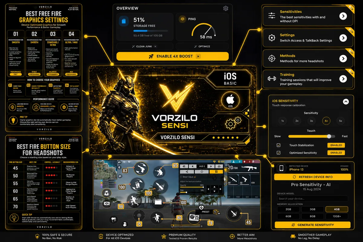 Vorzilo iOS Basic Sensi Pack — what's inside the pack